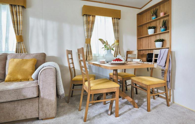 Adapted Caravan Dining Area