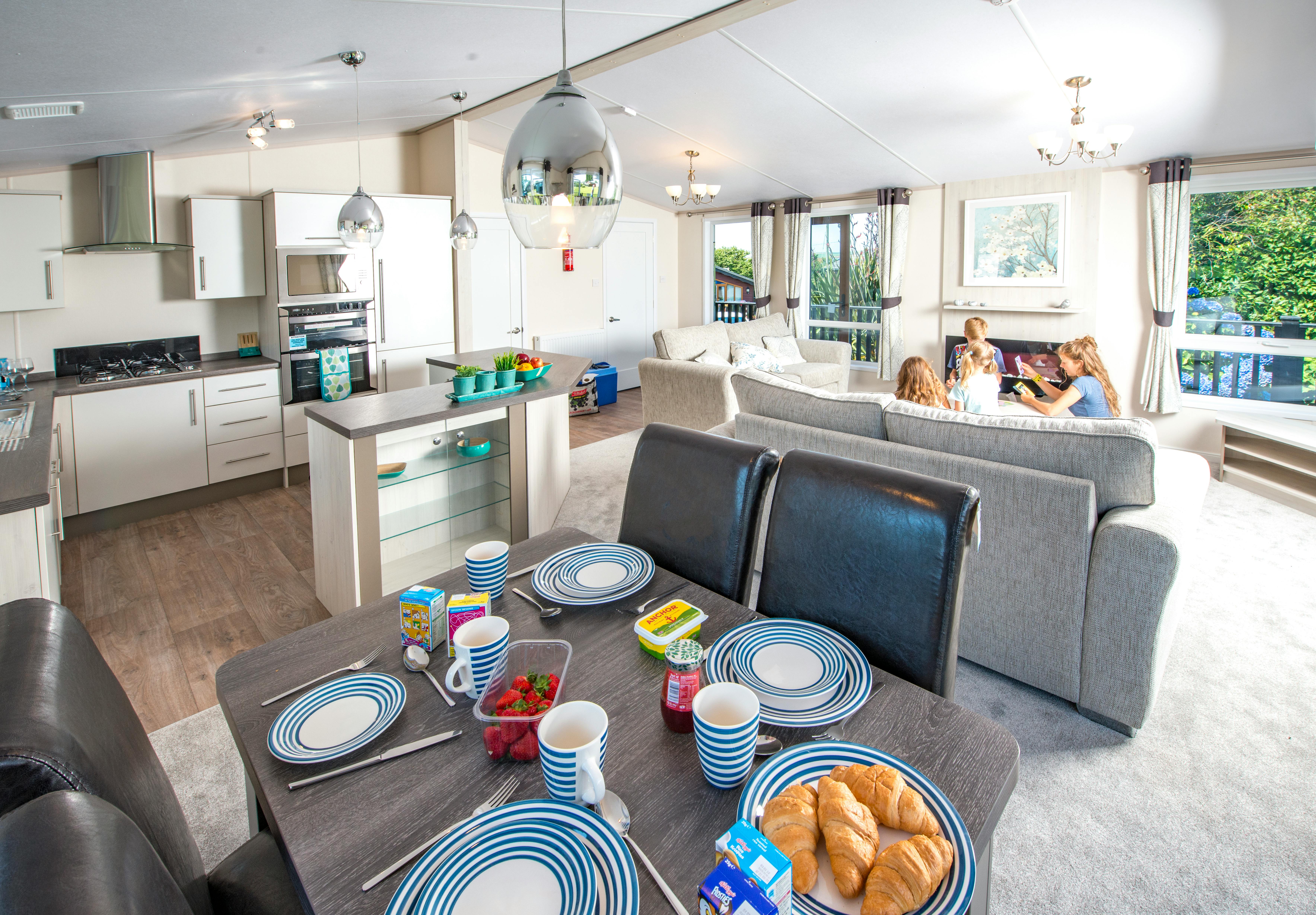 Lodge lounge Cornwall