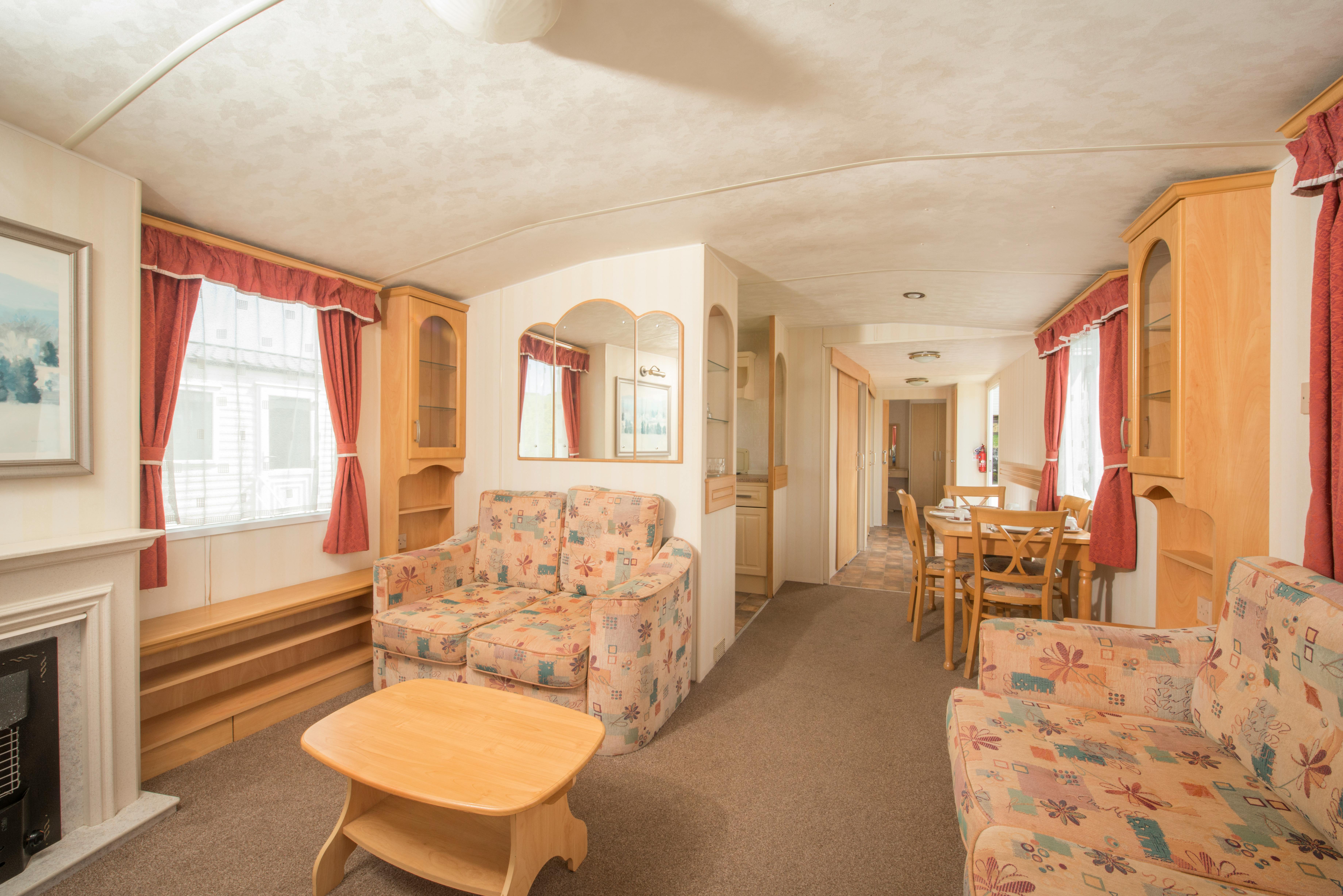Living Area| 2 Bed Bronze Adapted Caravan