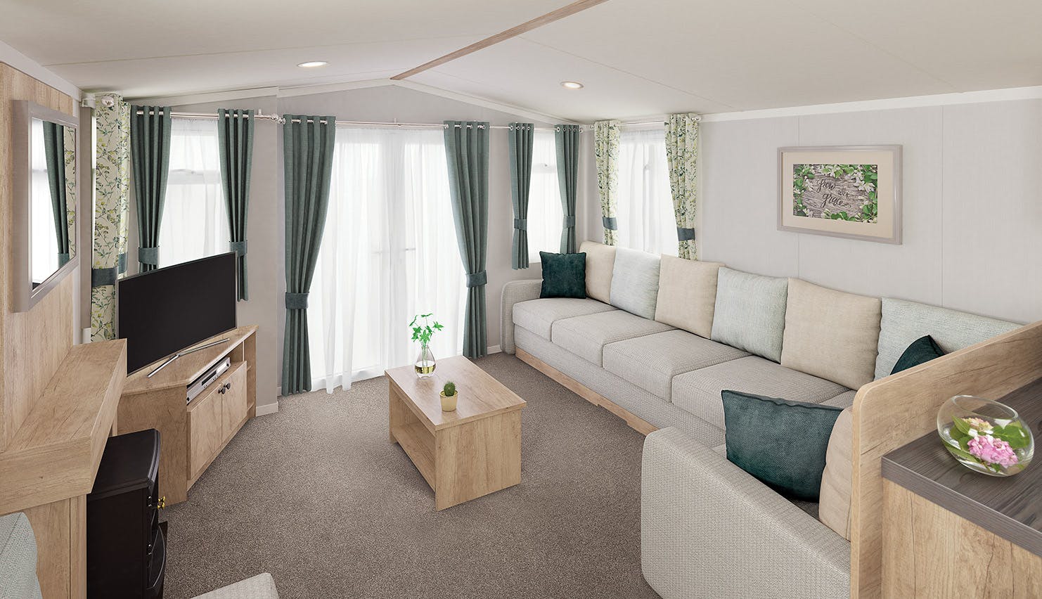 Lounge ¦ 3 bed platinum hot tub caravan