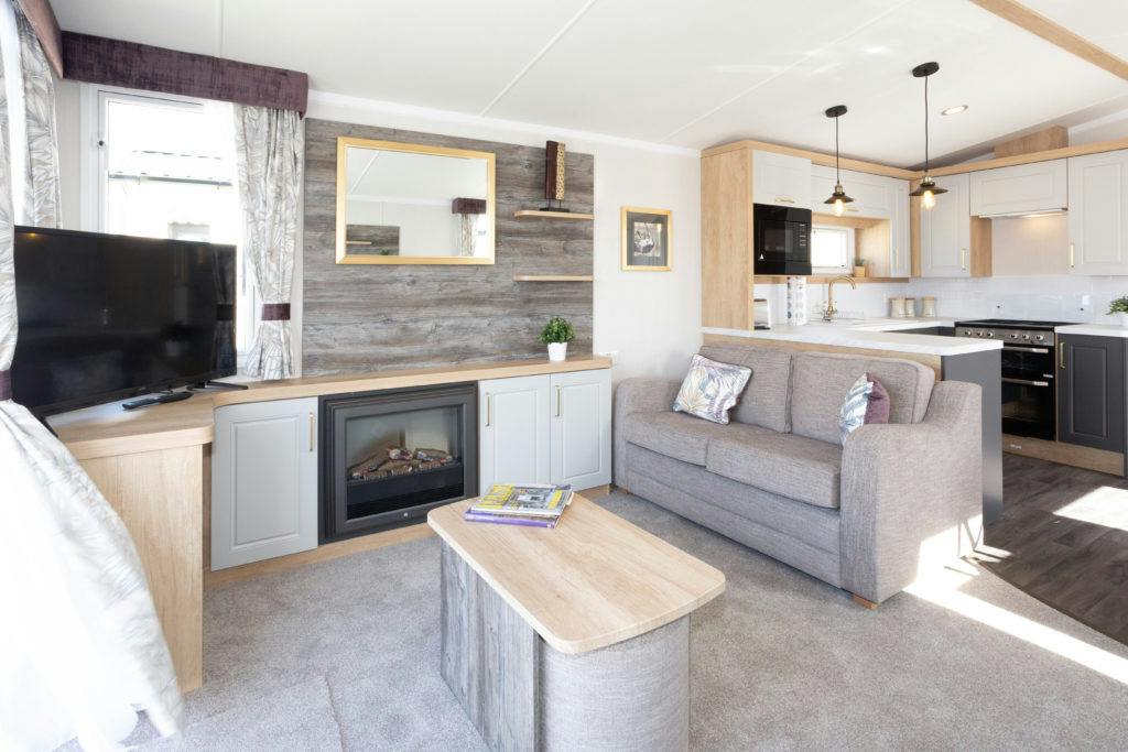Lounge ¦ 2 bedroom platinum caravan with hot tub