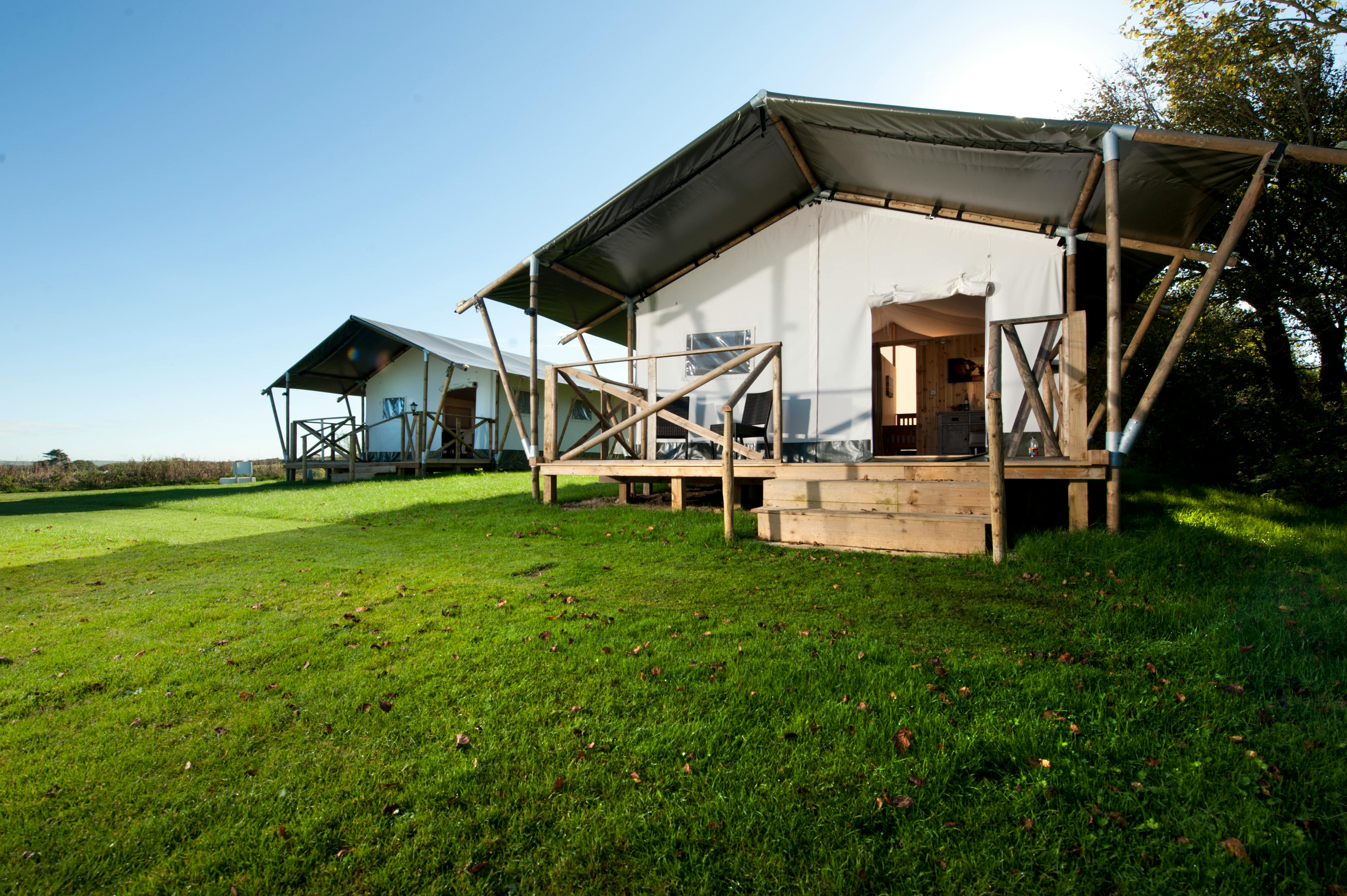 External safari tents