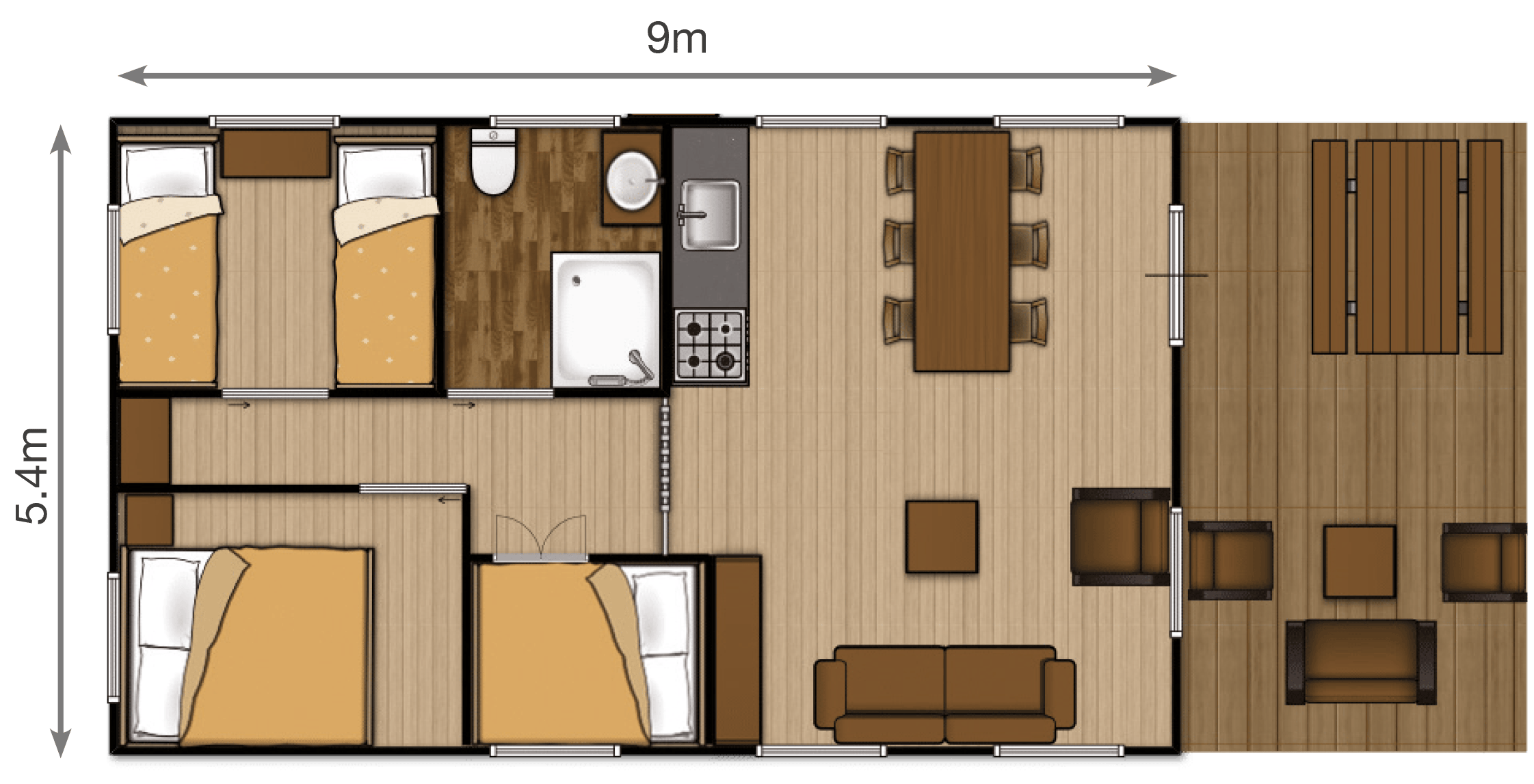 Floorplan ¦ Safari Tent plus