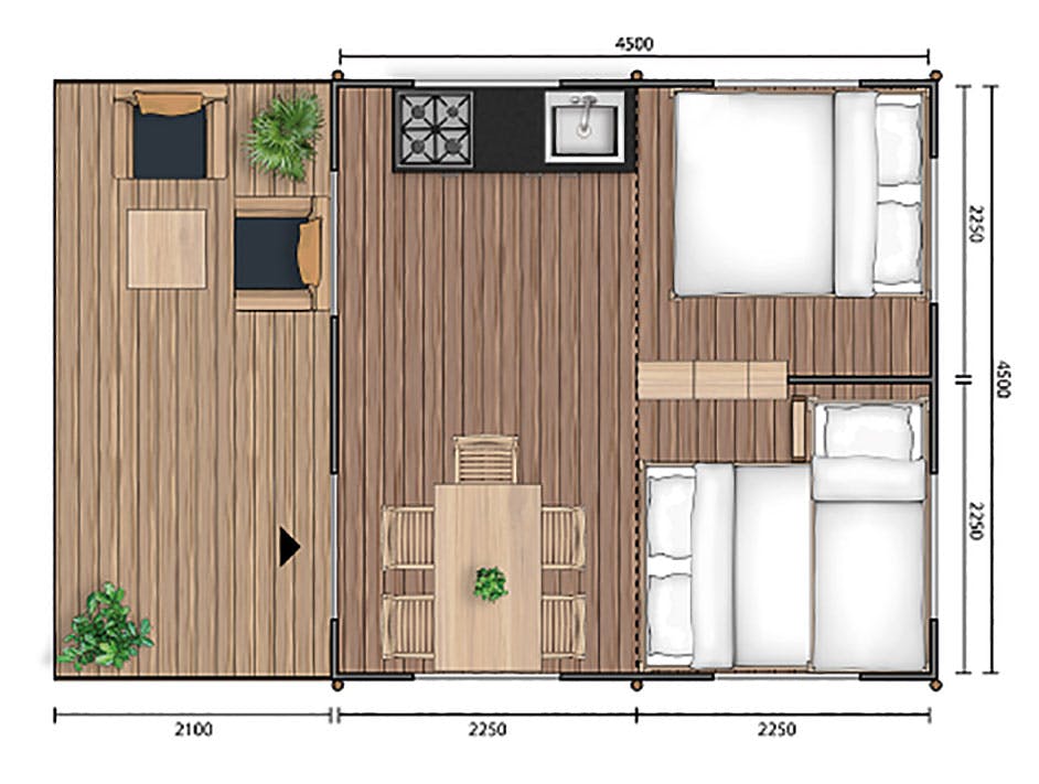 Floor plan ¦ Safari Tent 5