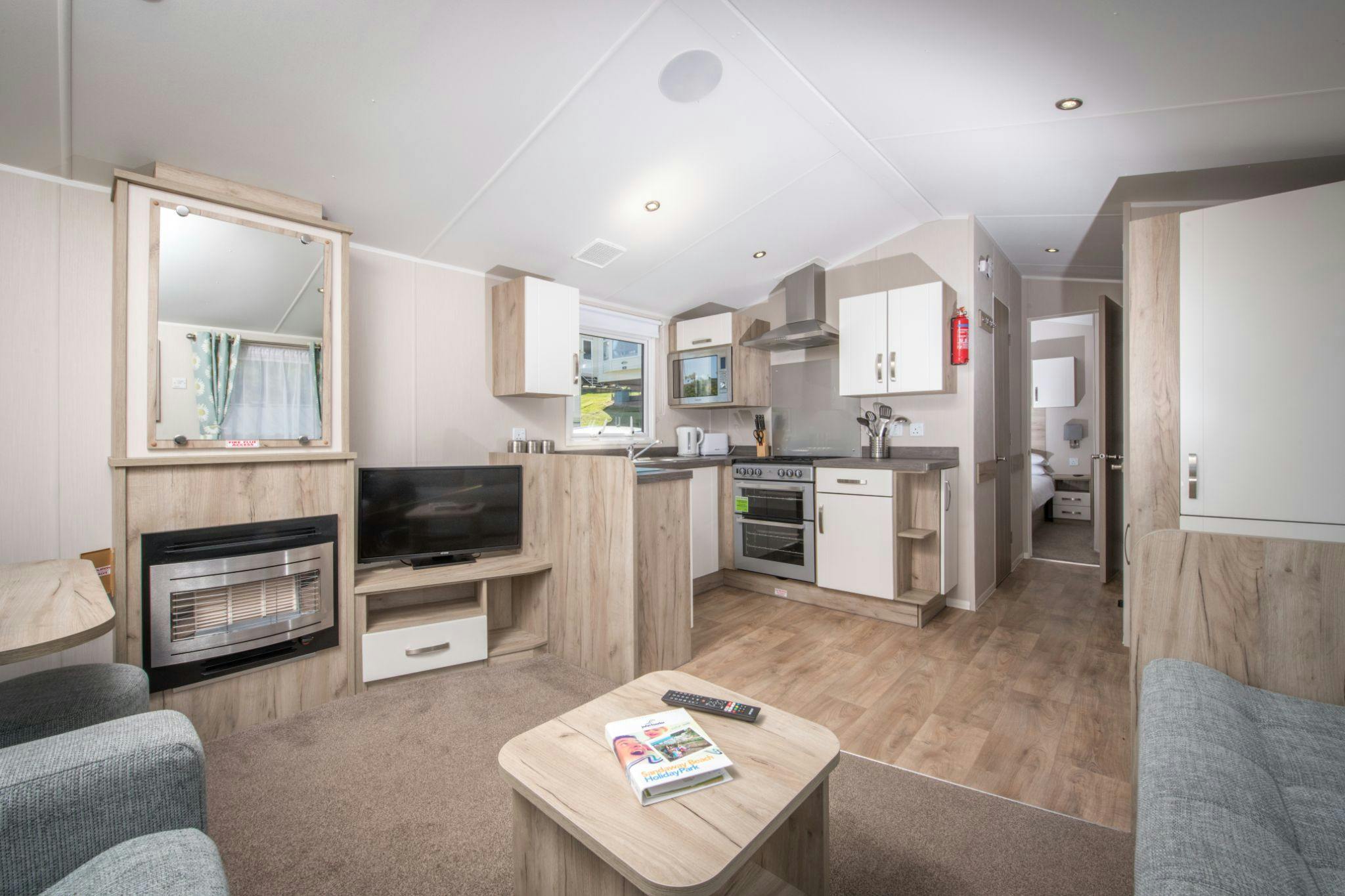 Living Area | 3 bed gold caravan