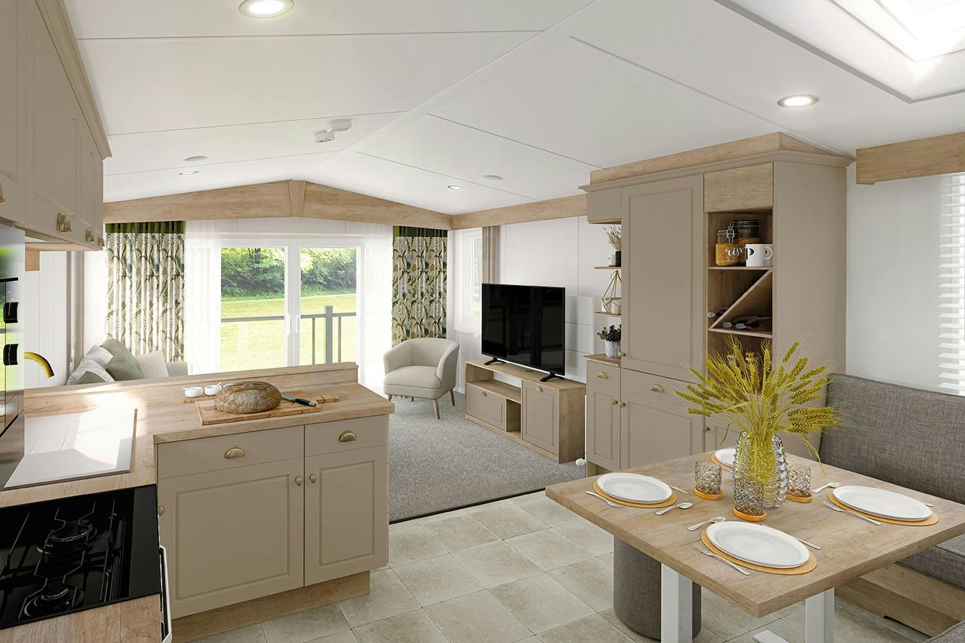 2 Bedroom Platinum Plus Hot Tub Caravan Lodge