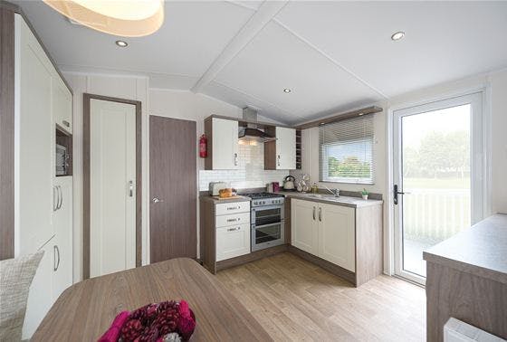 Kitchen ¦ 2 bed silver caravan
