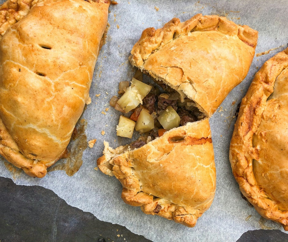 Cornish pasty treat at Cornwall holiday park