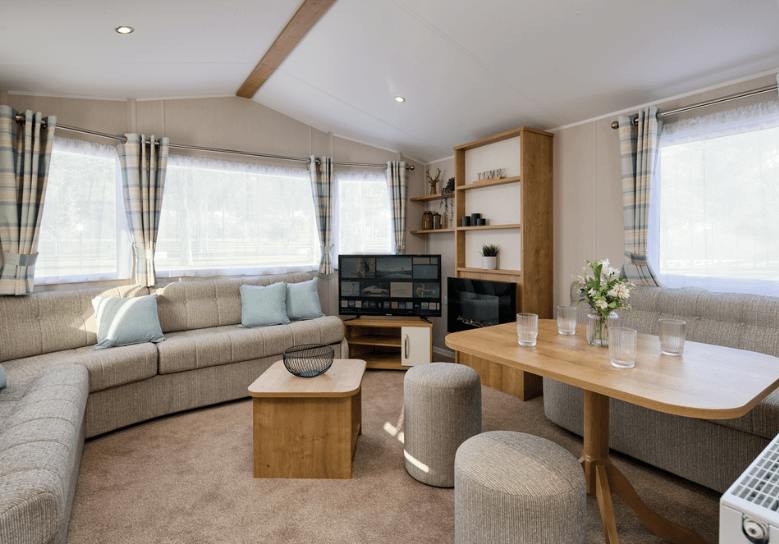 Wheelchair Friendly Lounge| 2 Bed Gold Adapted Caravan