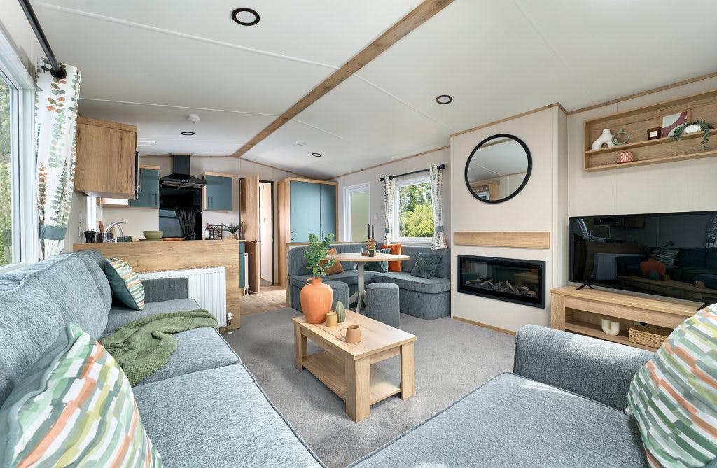 Classic caravan Keswick lounge
