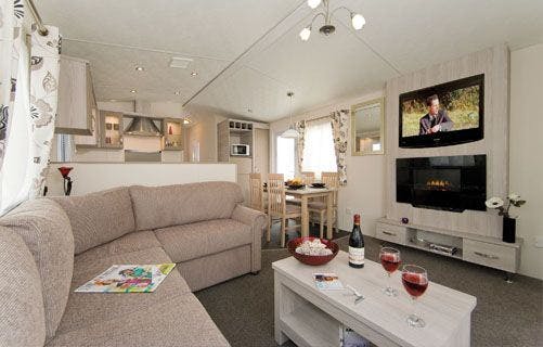 Lounge ¦ 2 Bedroom Bronze caravan in Wales