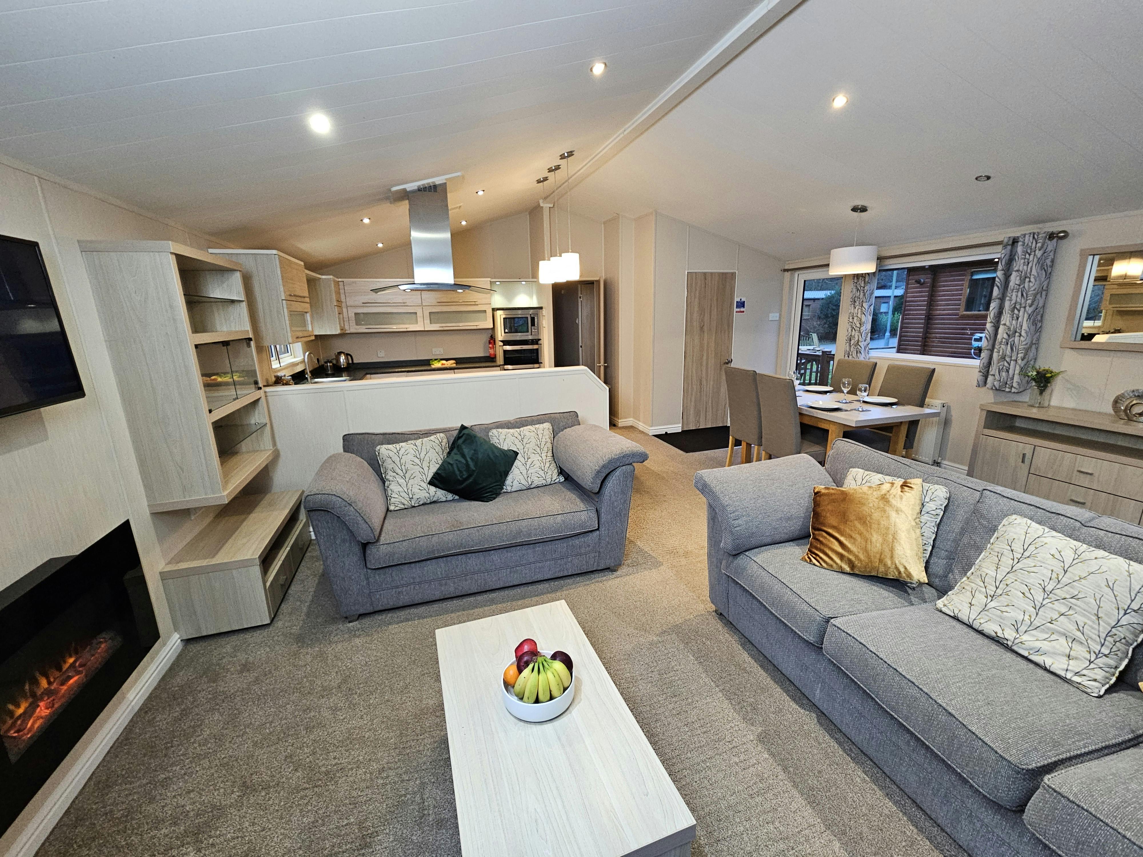 Living room ¦ 3 Bed Gold Lodge
