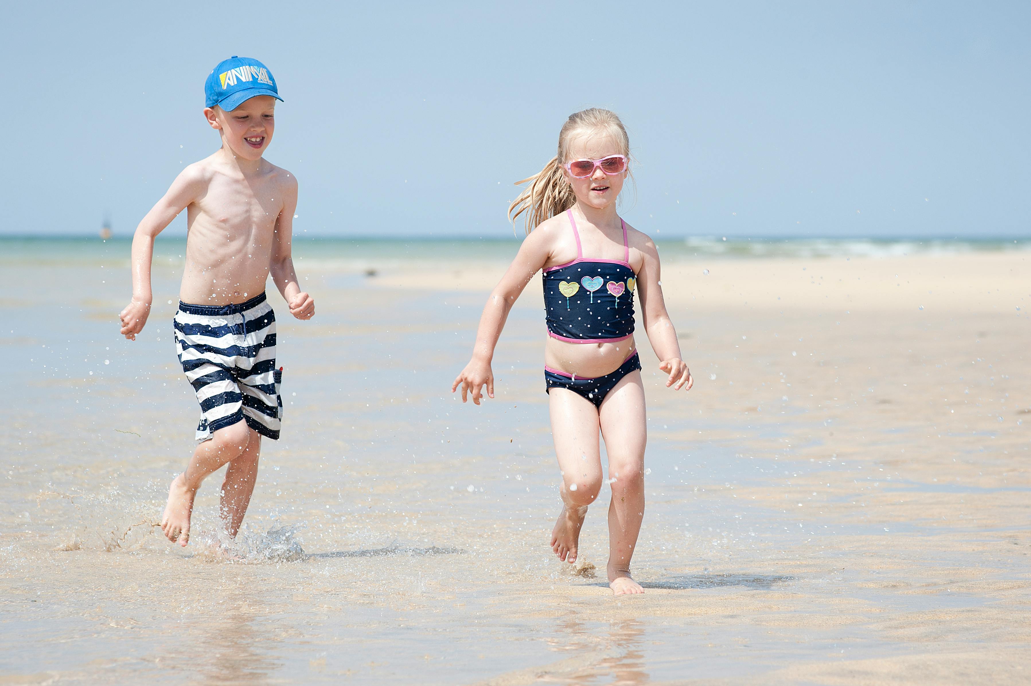 Children on beach