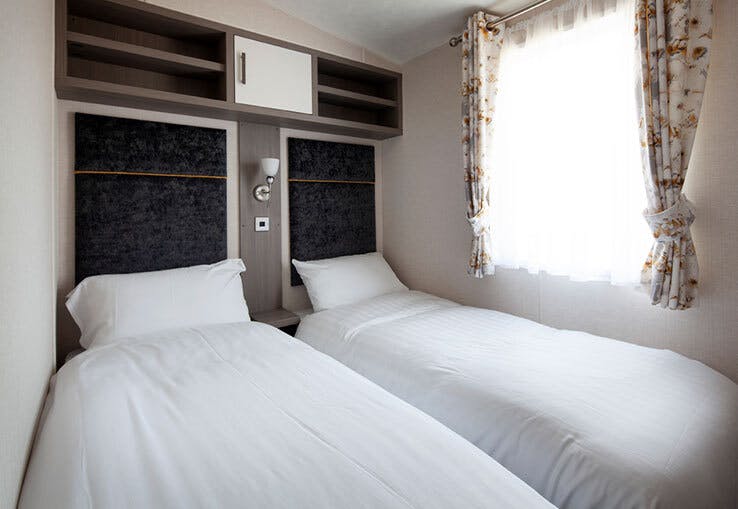 Plus Caravan | twin bedroom