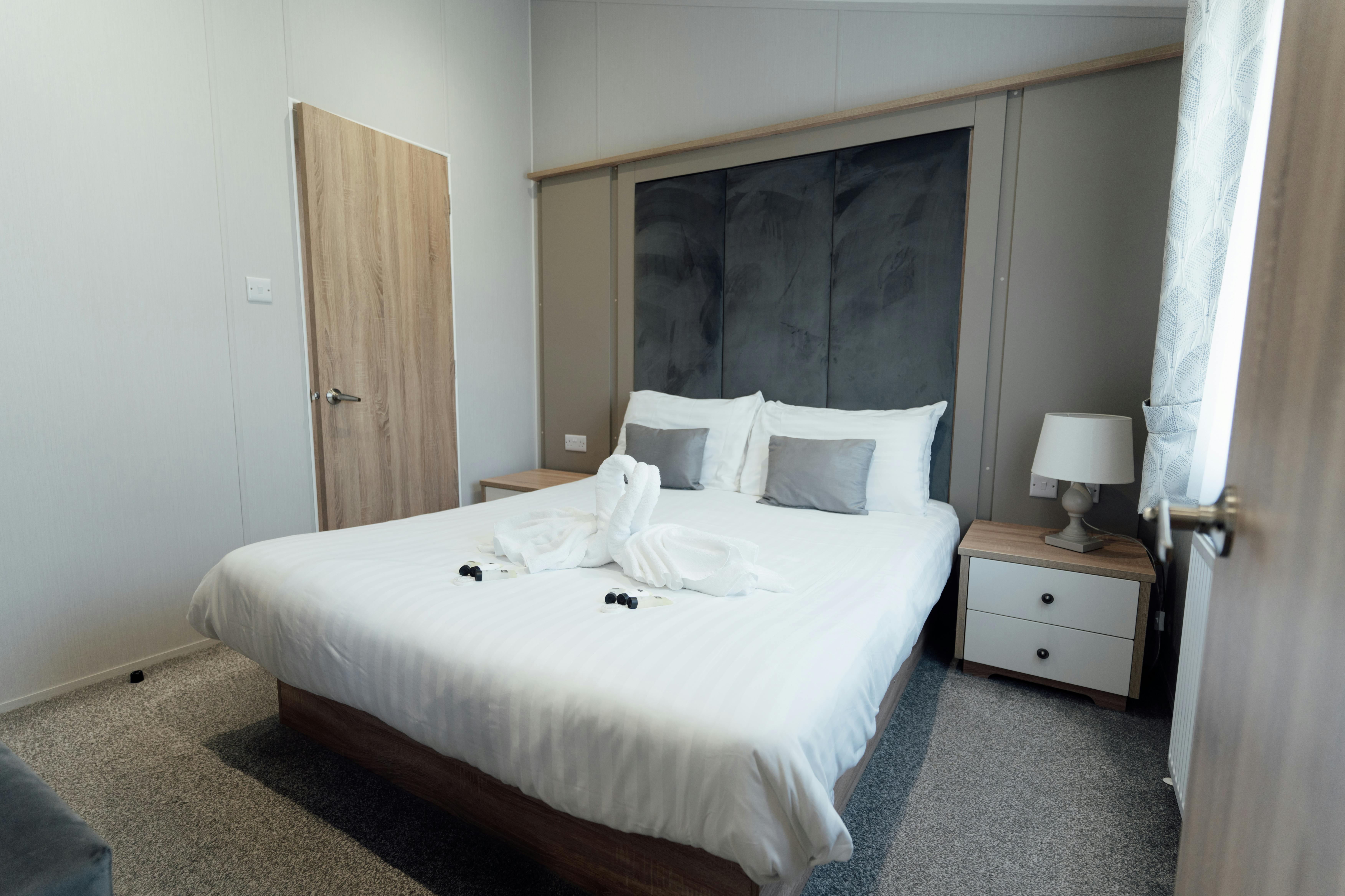 Double bedroom | 3 bed platinum hot tub lodge