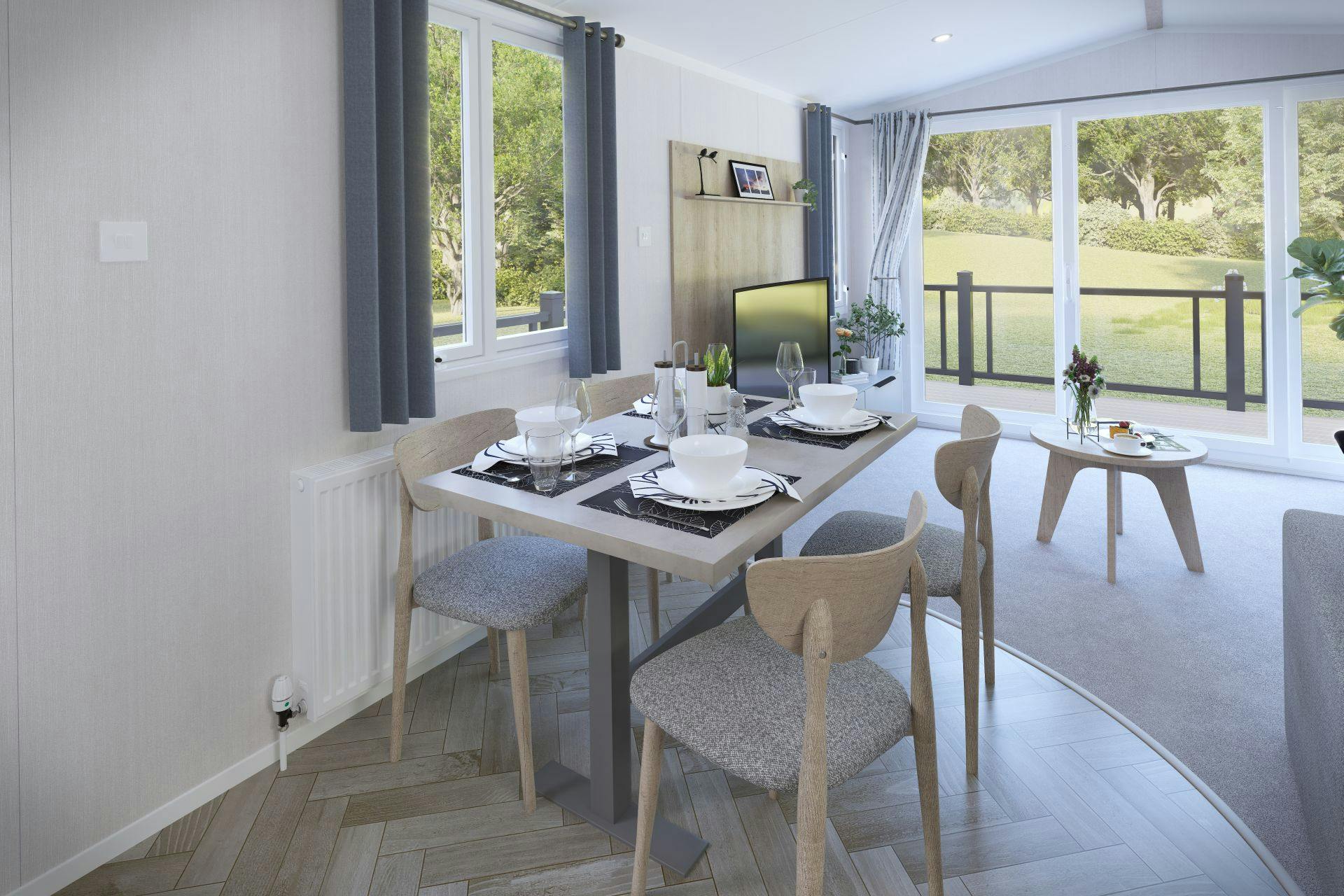 Dining Area ¦  Platinum Caravan Holiday
