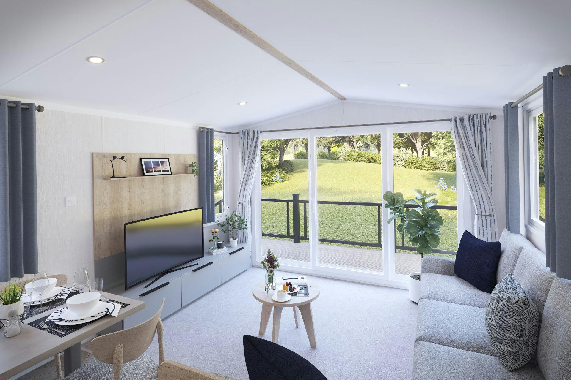 Living area ¦  Platinum Caravan Holiday
