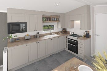 Kitchen ¦ 3 bed platinum caravan holiday