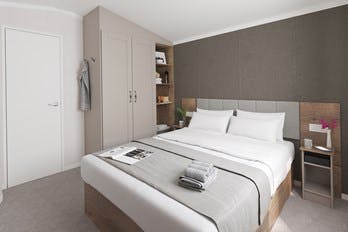 Master bedroom  Platinum Caravan Holiday