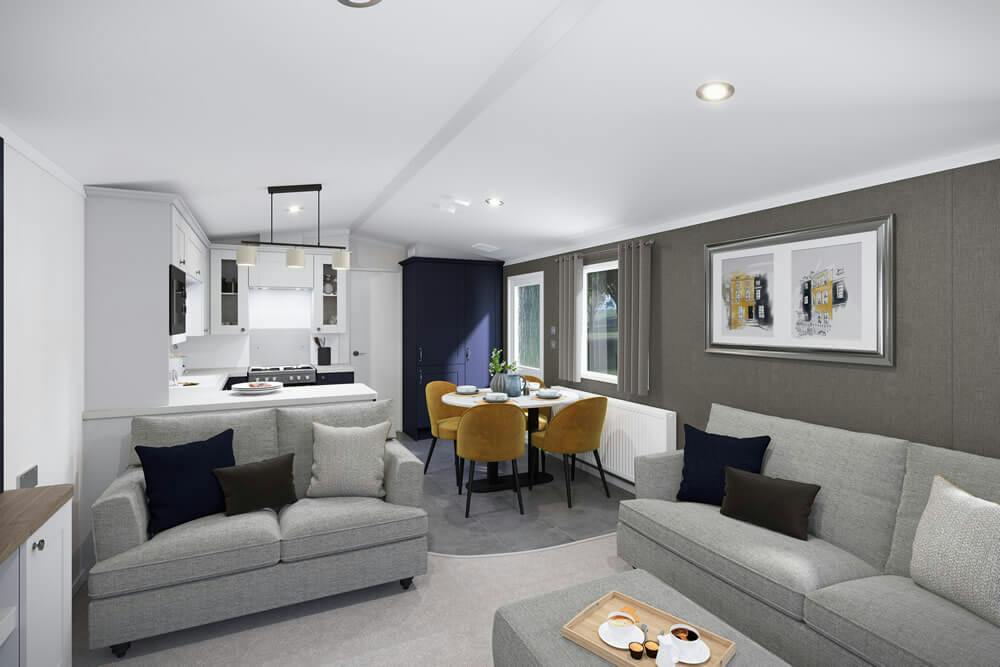 Lounge ¦ 2 bed platinum caravan holiday
