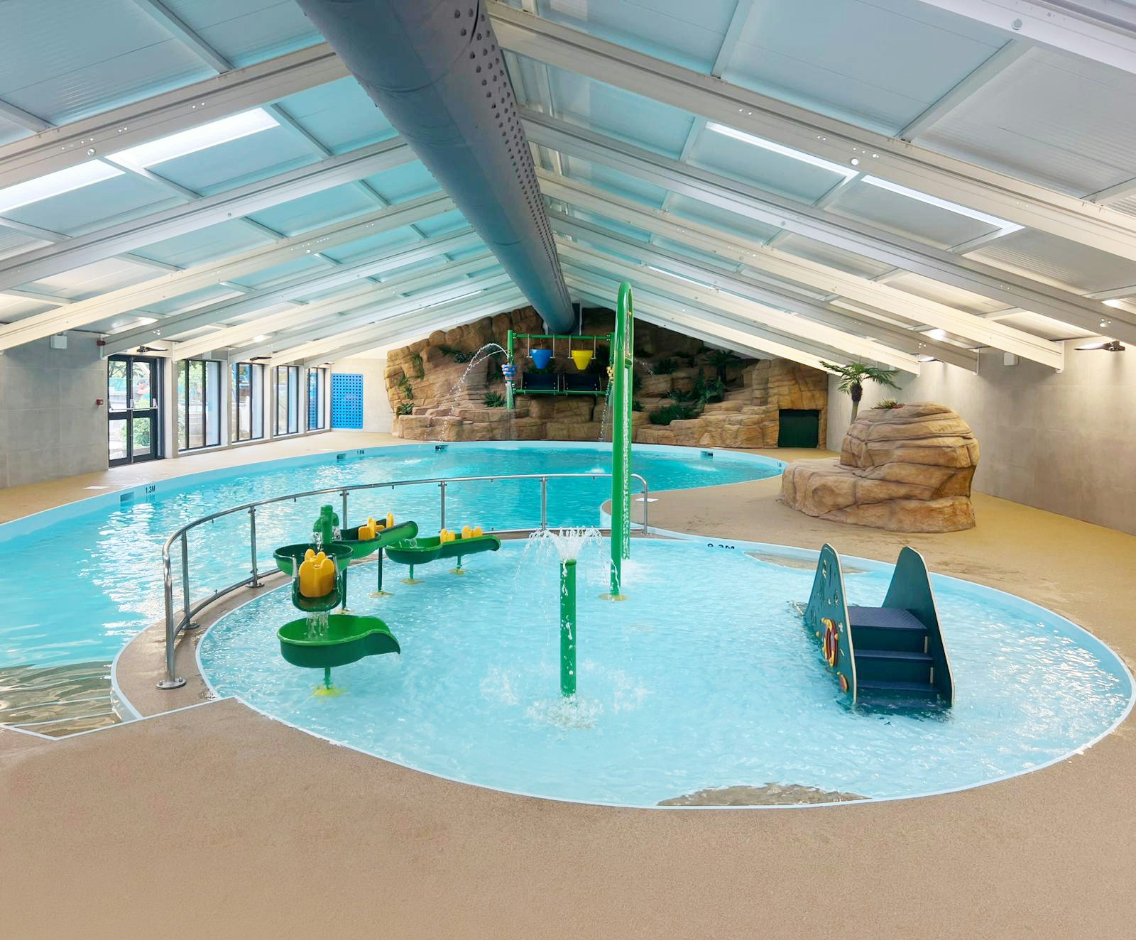 St Ives Holiday Village pool. Cornwall breaks. Family holidays Cornwall.