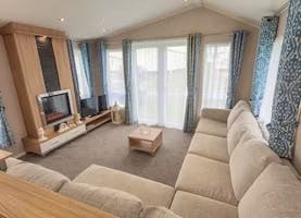 Gold caravan in Cardigan Bay for family holidays