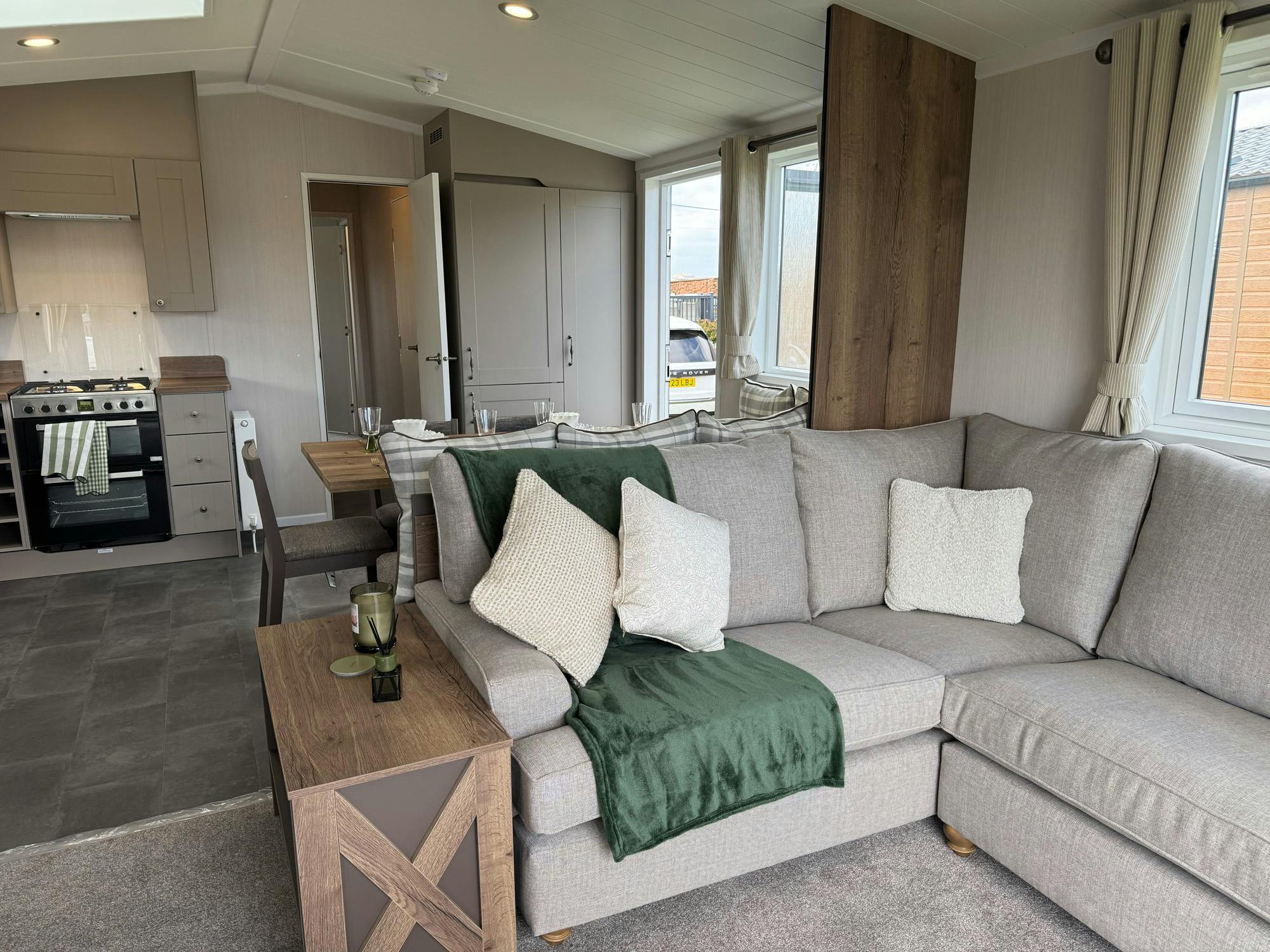 Lounge ¦ 3 bed platinum caravan in Brixham