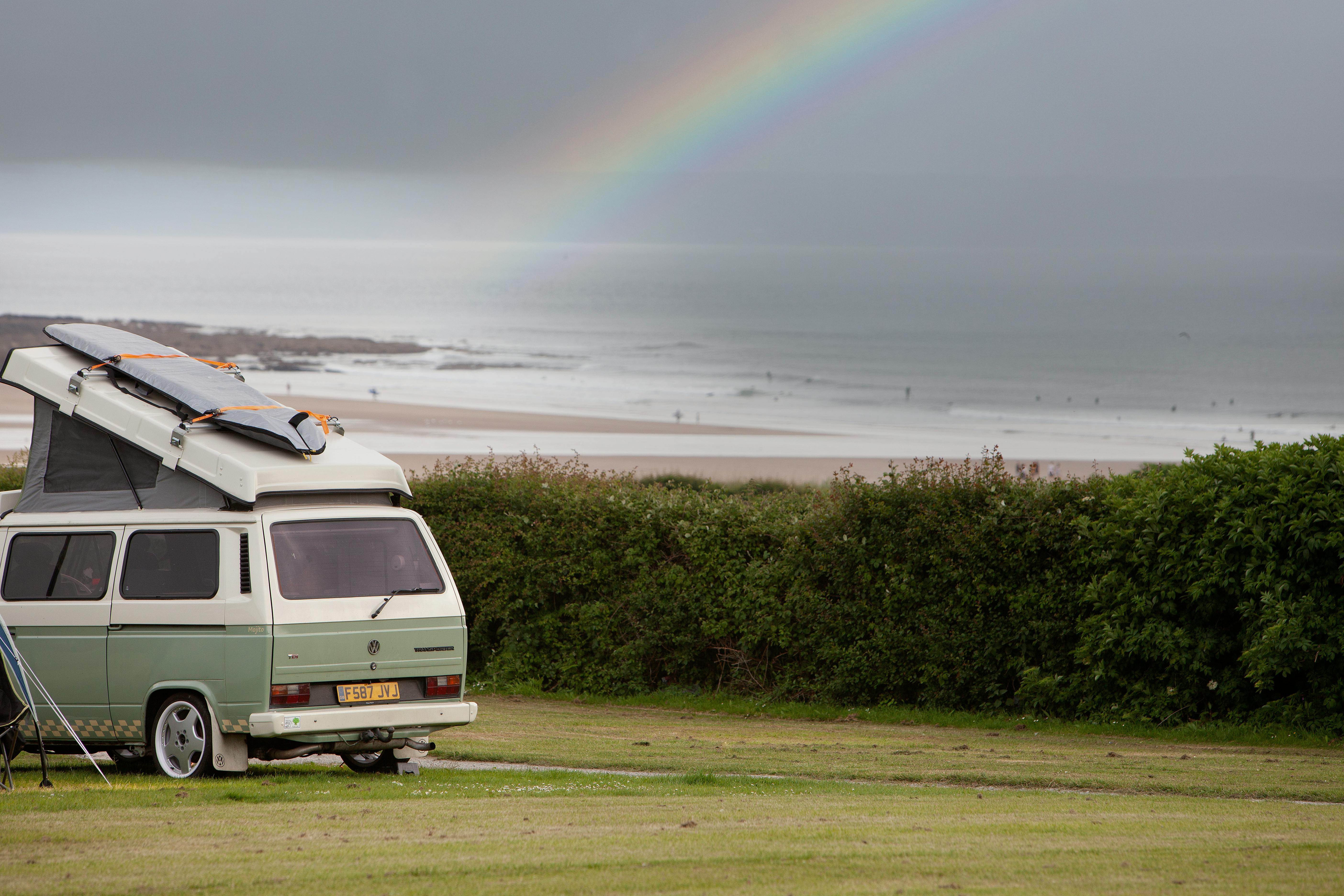 Surfers' Paradise - non-electric grass pitches for tents & campervans